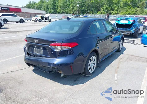 2020 Toyota Corolla Le z USA, uszkodzony, nr VIN 5YFEPRAE3LP090710